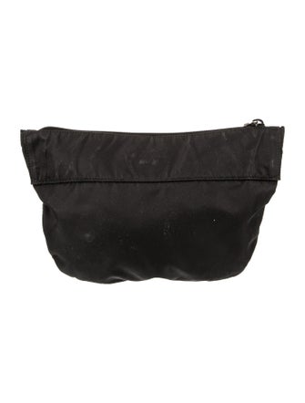 Prada Enameled Metal Triangle Belt Bag