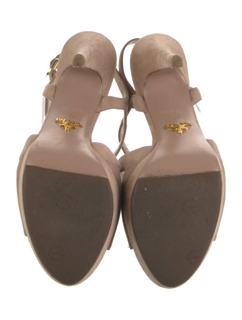 Prada Suede Slingback Sandals