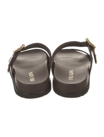 Prada Leather Slides