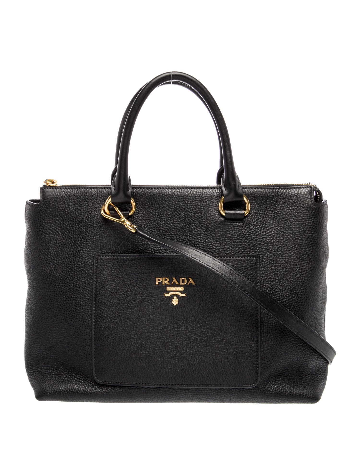 Prada Vitello Daino Leather Shoulder Bag