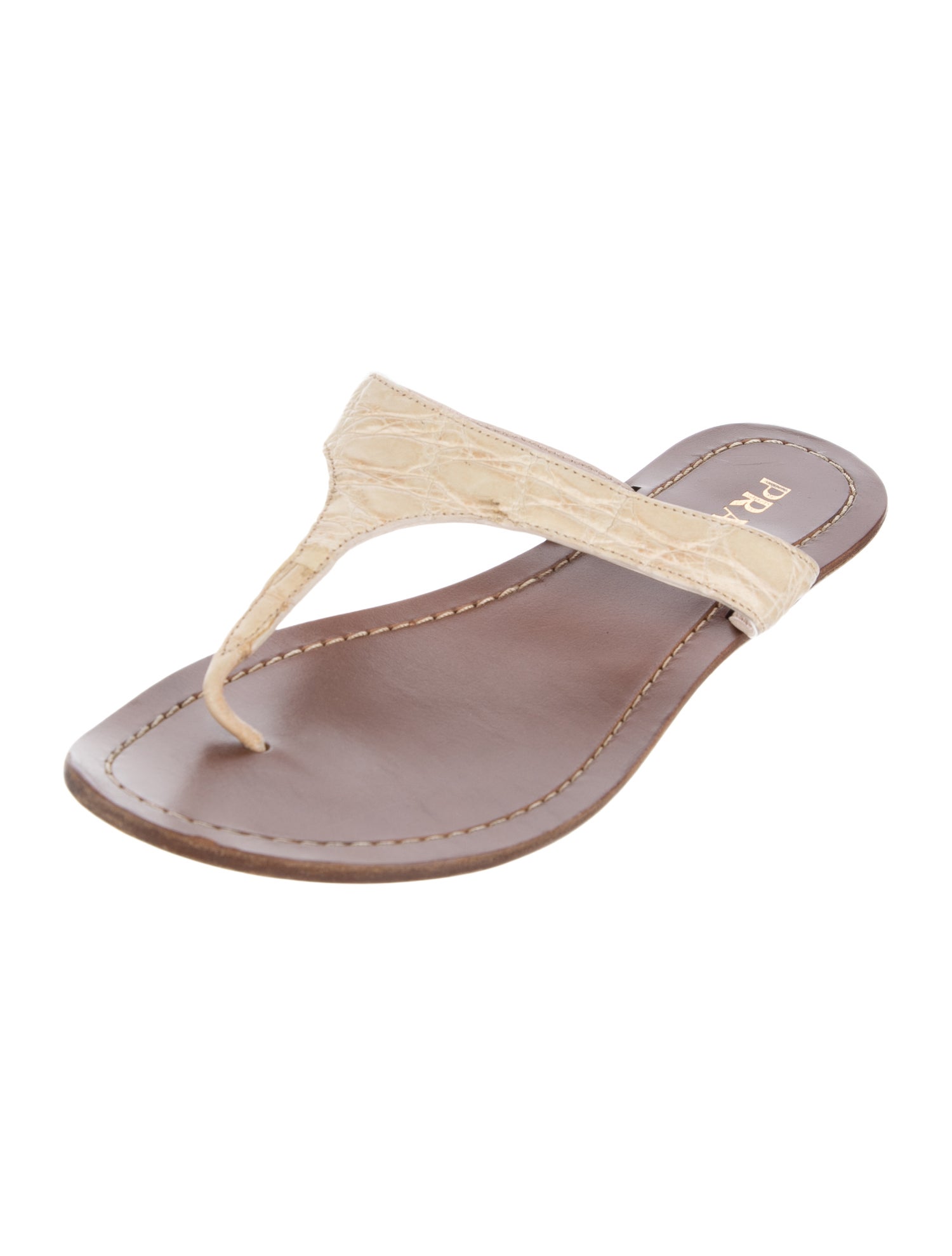 Prada Leather Slides