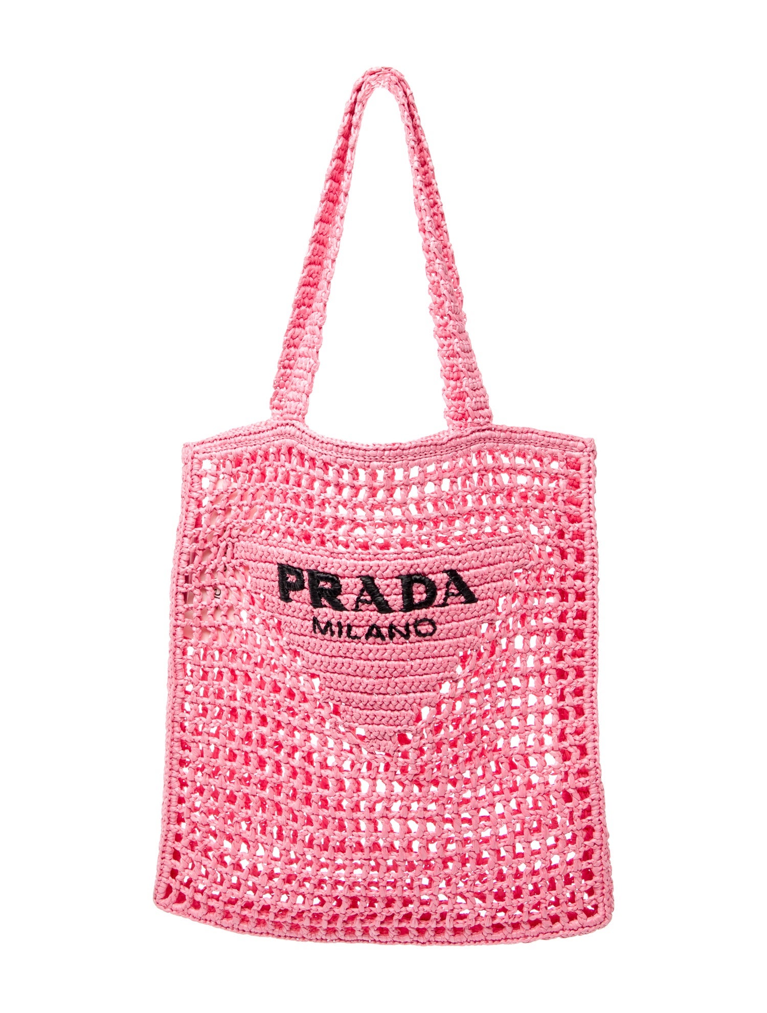 Prada Raffia Grass Evening Bag