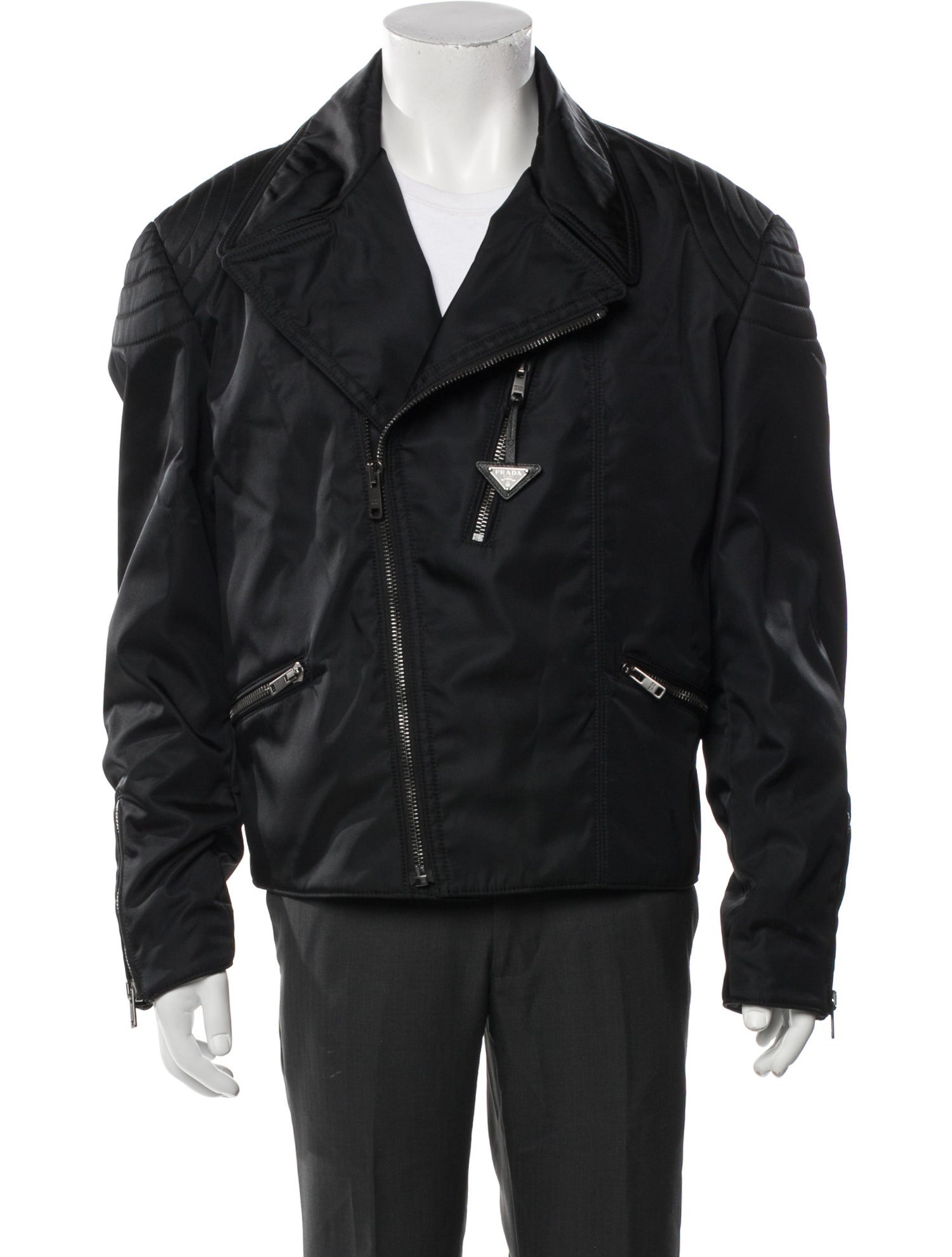 Prada 2022 Re-Nylon Moto Jacket w/ Tags