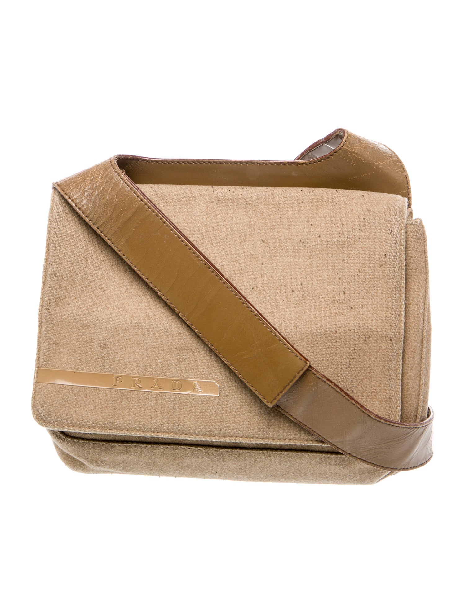 Prada Wool Messenger Bag