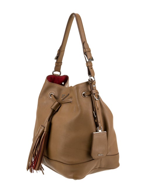 Prada Leather Bucket Bag PM