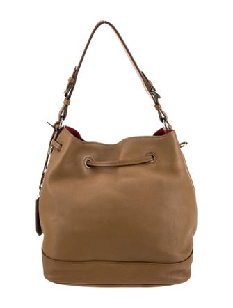 Prada Leather Bucket Bag PM