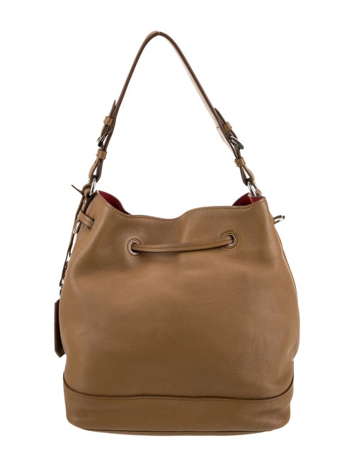 Prada Leather Bucket Bag PM