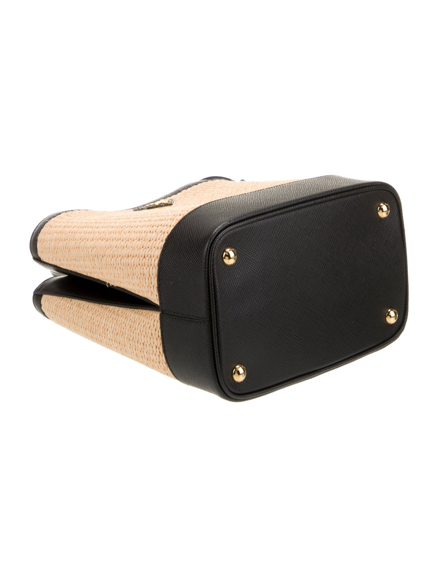 Prada Saffiano Leather Paglia Medium