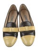 Prada Leather Colorblock Pattern Loafers