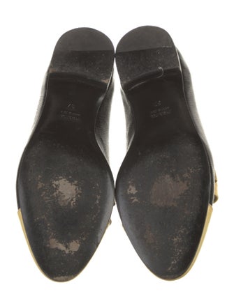 Prada Leather Colorblock Pattern Loafers