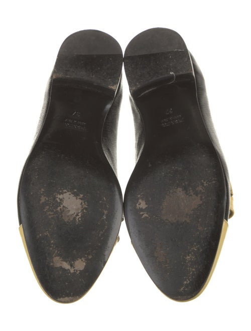 Prada Leather Colorblock Pattern Loafers