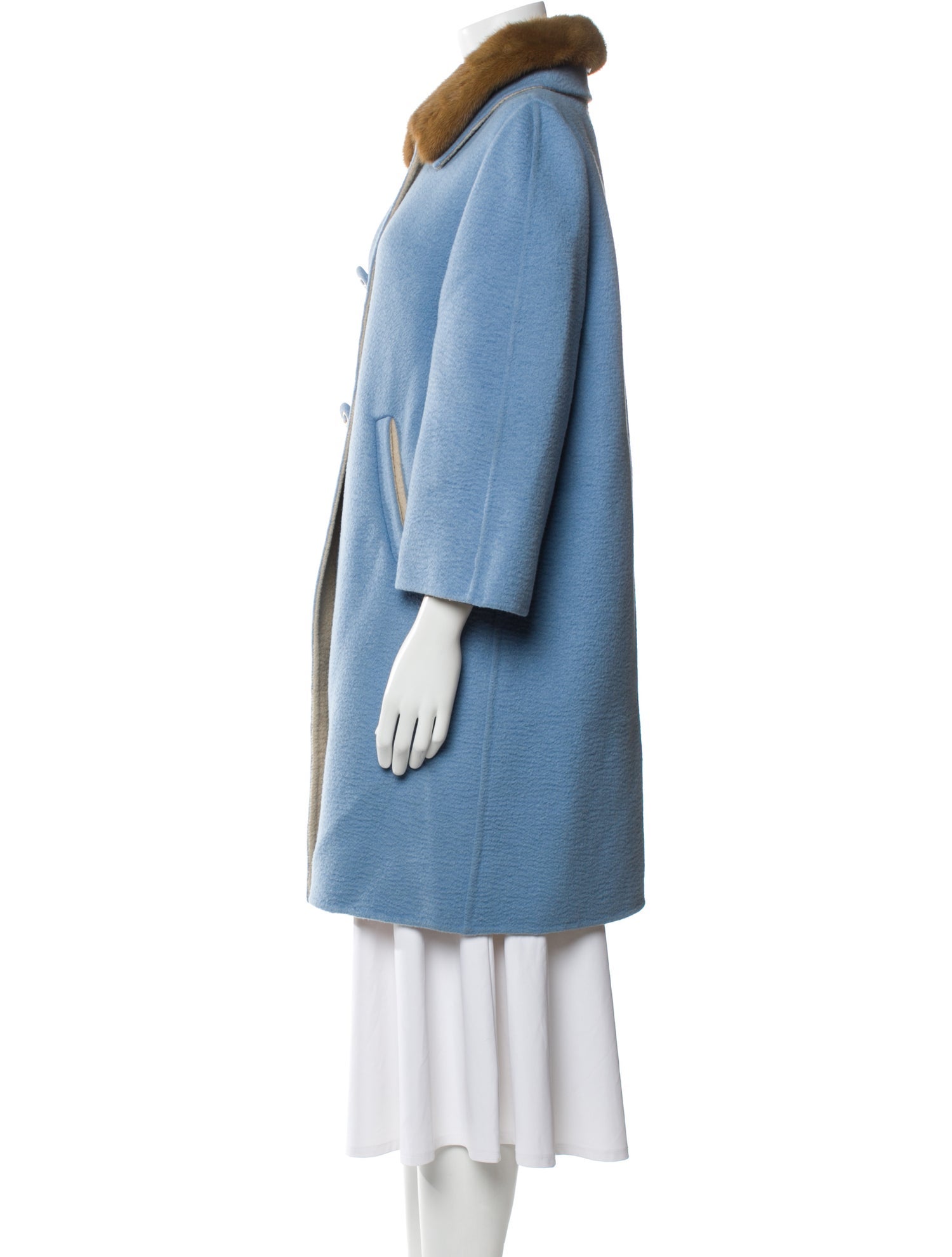 Prada 2017 Virgin Wool Fur Coat