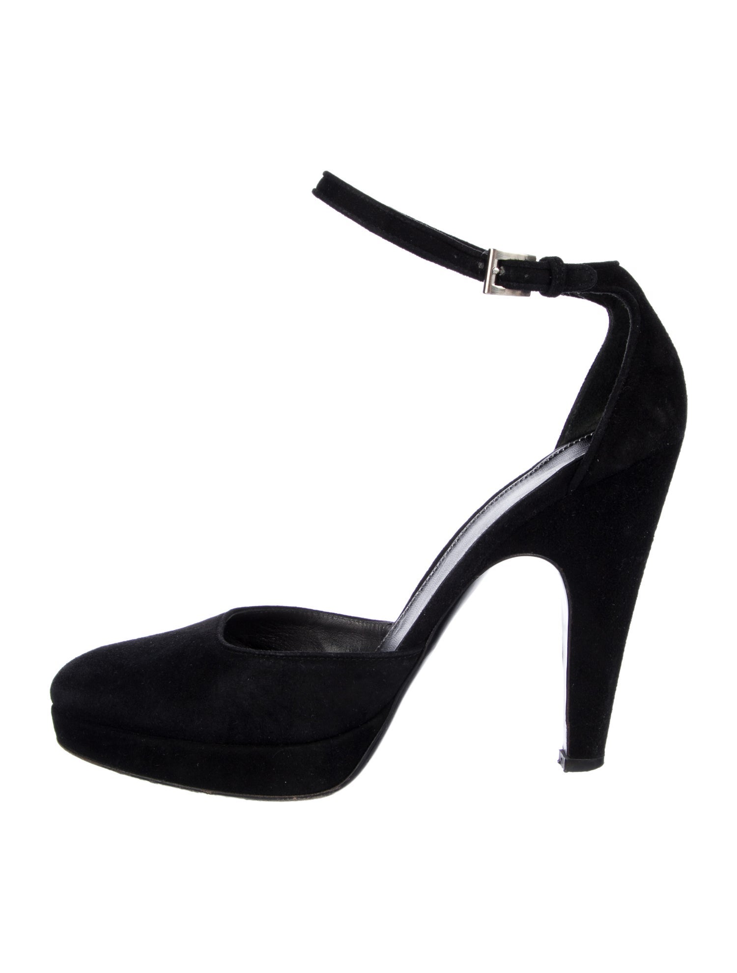 Prada Suede D'Orsay Pumps