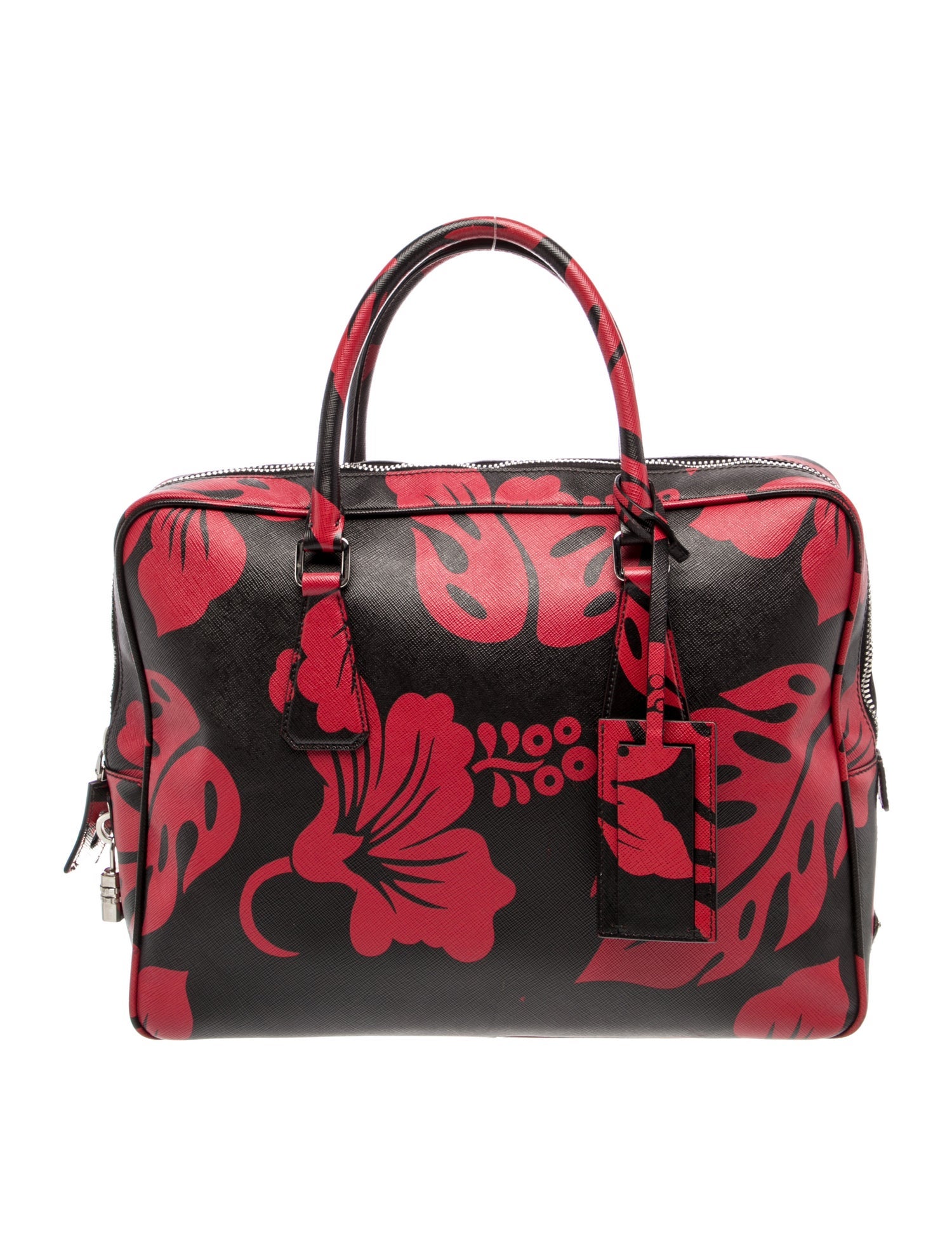 Prada Saffiano Leather Top Handle Bag