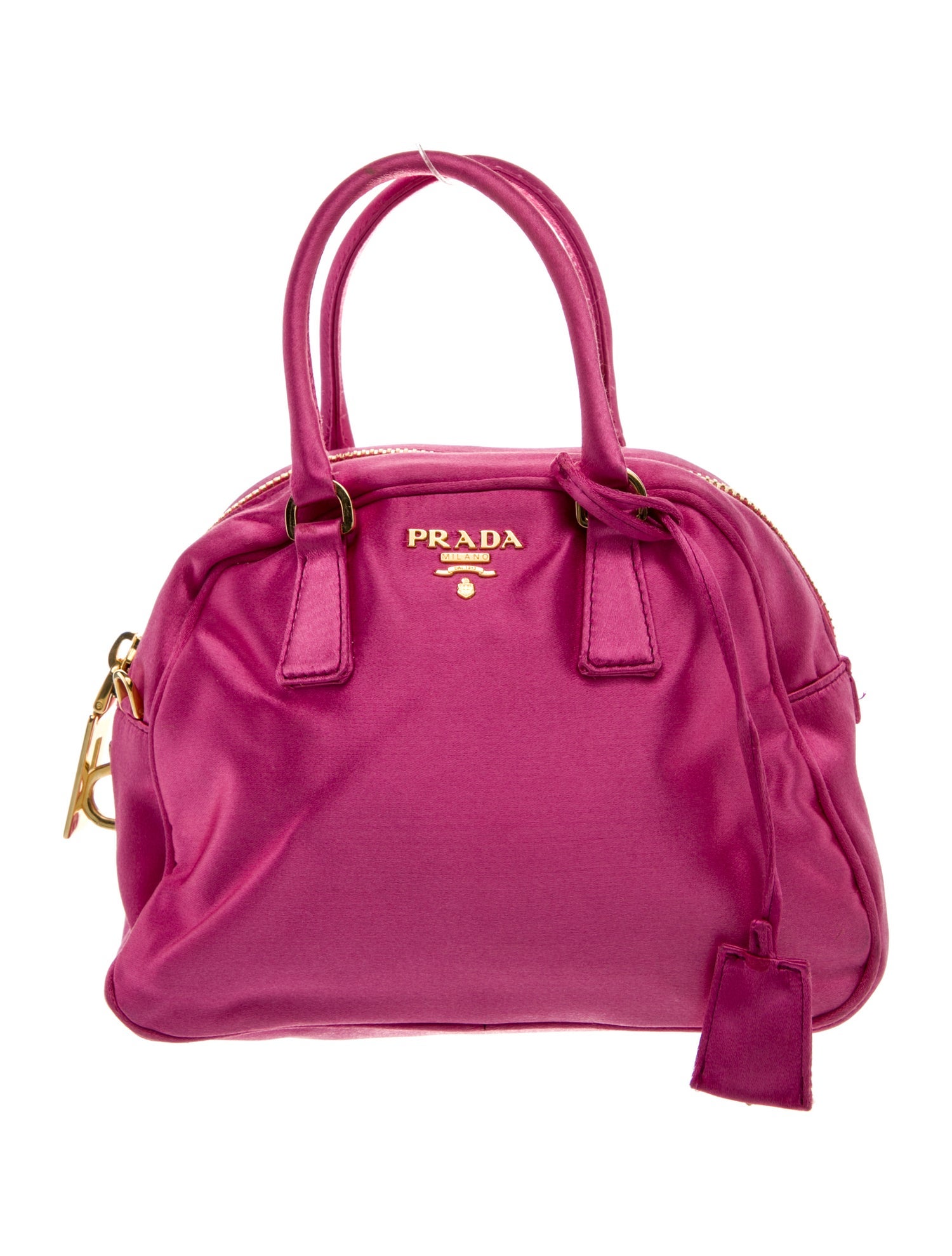 Prada Satin Top Handle Bag