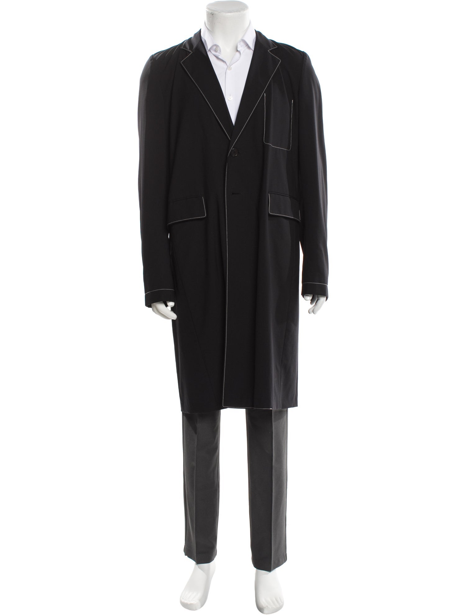 Prada 2015 Virgin Wool Overcoat