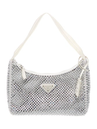 Prada Enameled Metal Triangle Re-Edition 2000