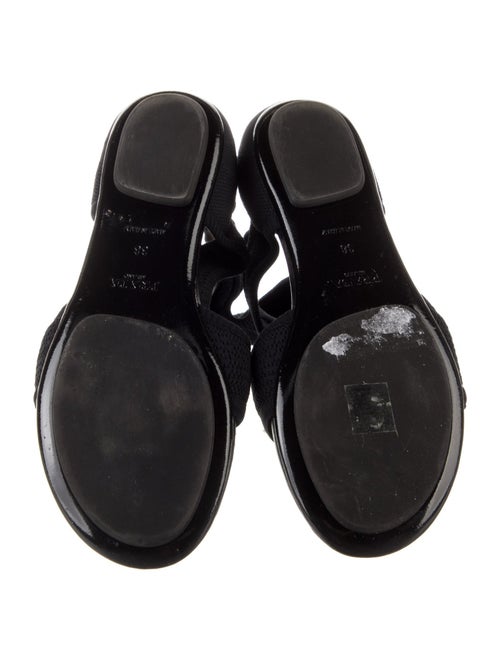 Prada Cutout Accent Gladiator Sandals