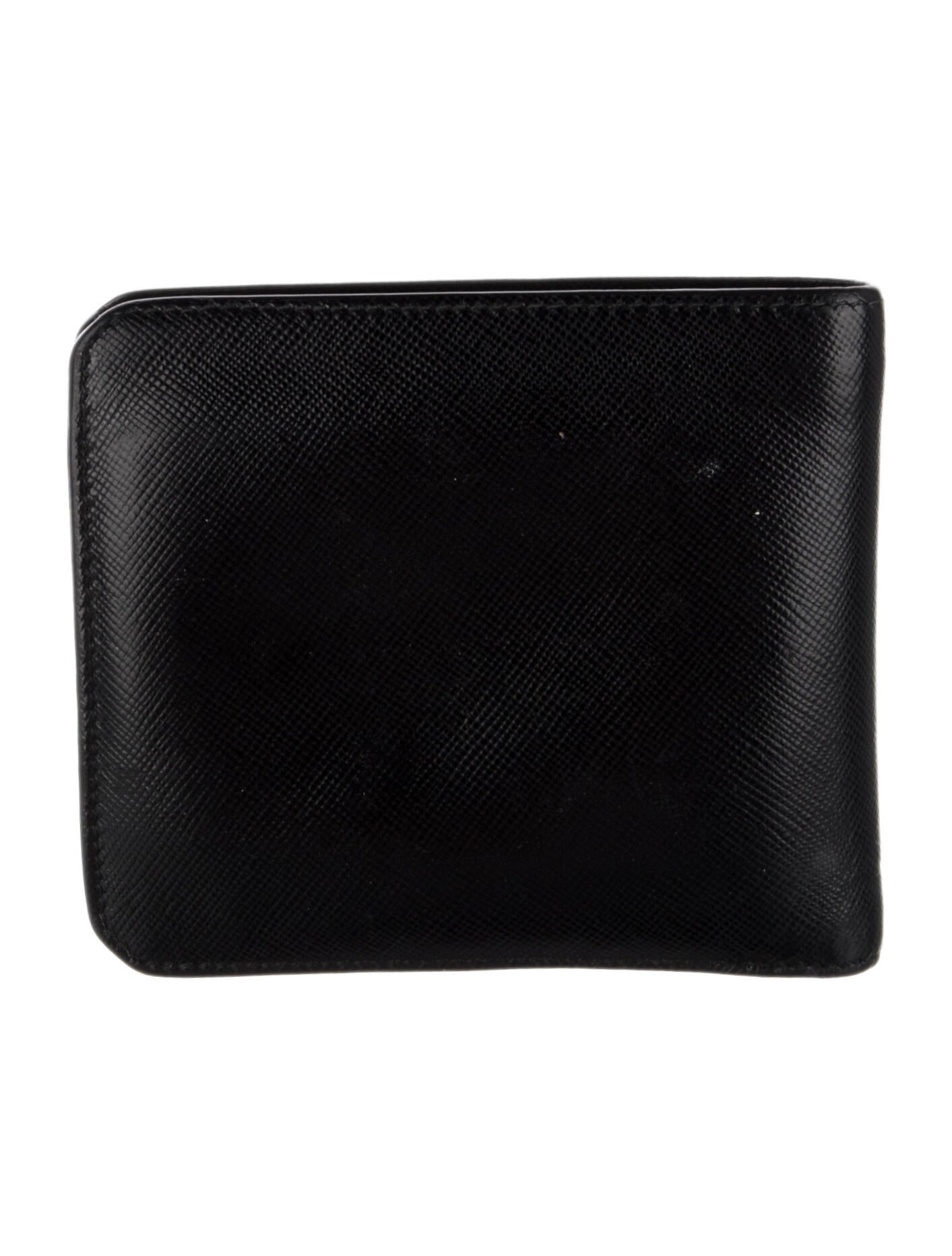 Prada Saffiano Lux Leather Bifold Wallet