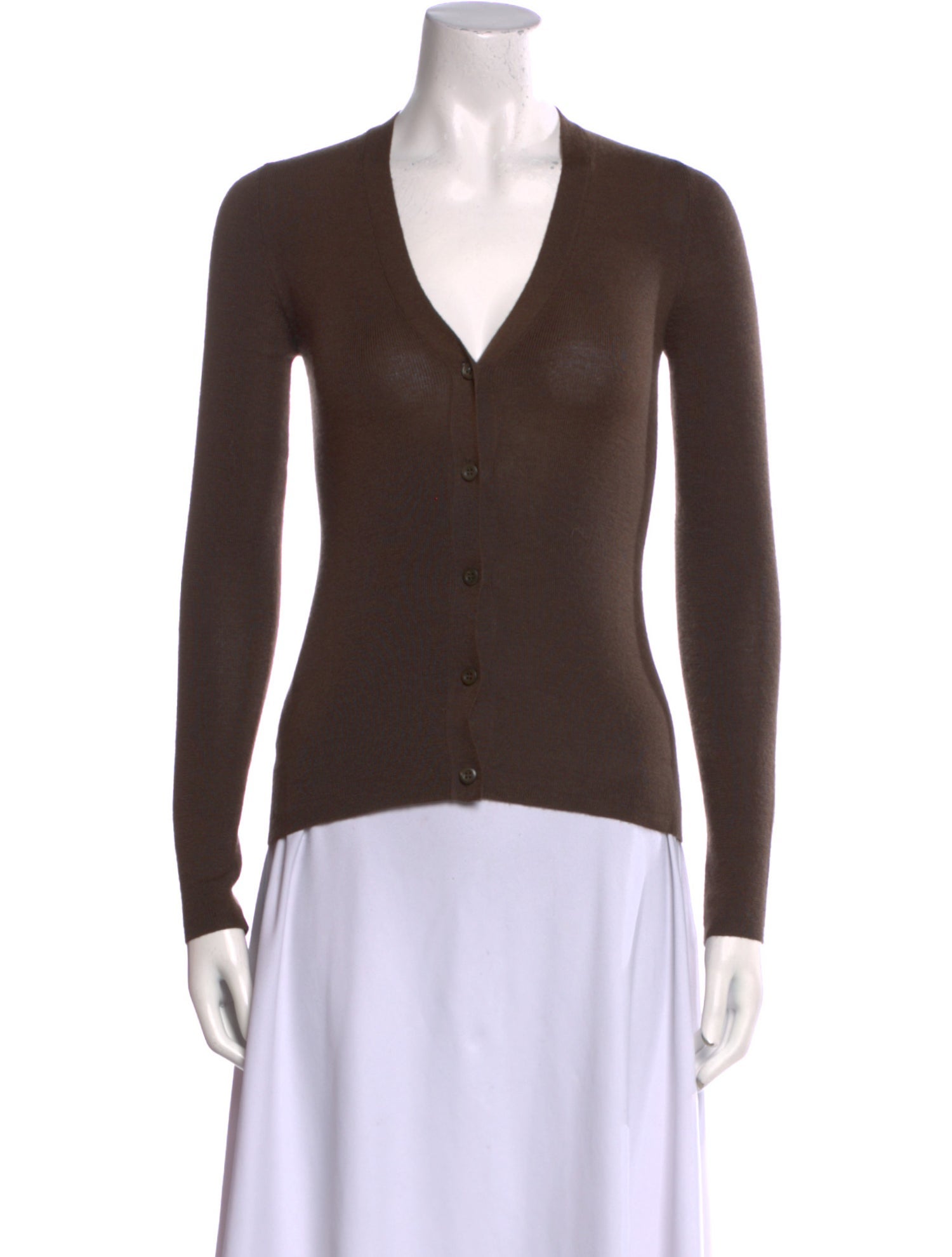 Prada Cashmere V-Neck Sweater