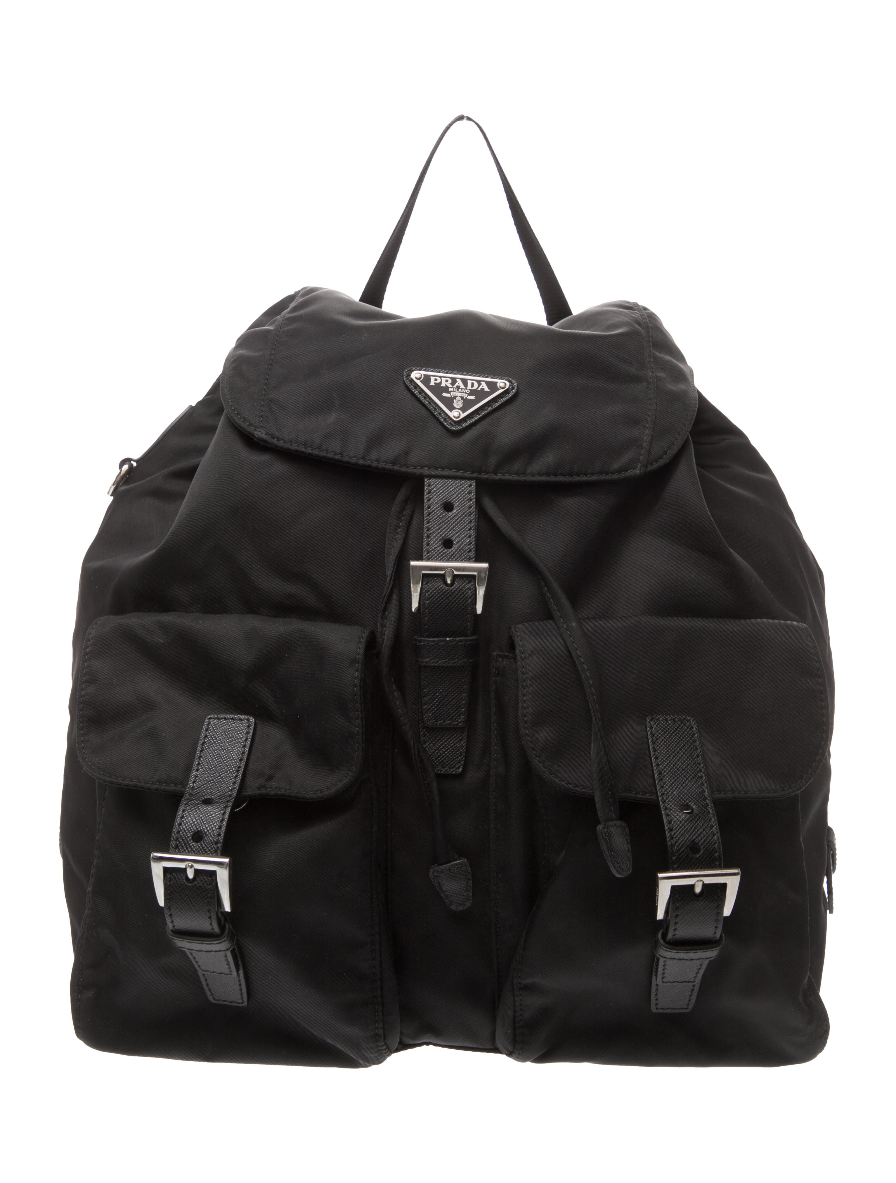 Prada Tessuto Nylon Re-Nylon Backpack with Pouch Medium