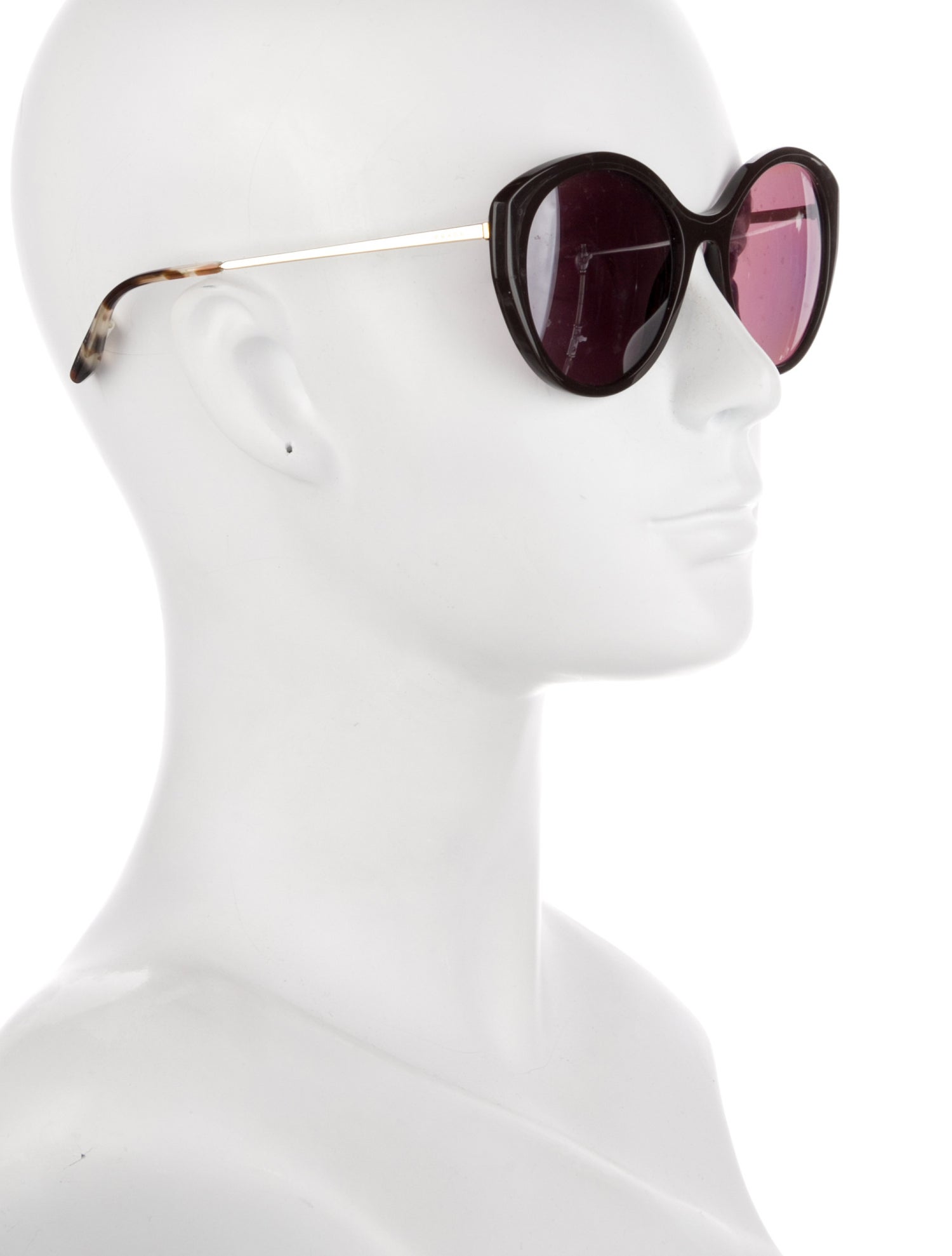 Prada Cat-Eye Tinted Sunglasses