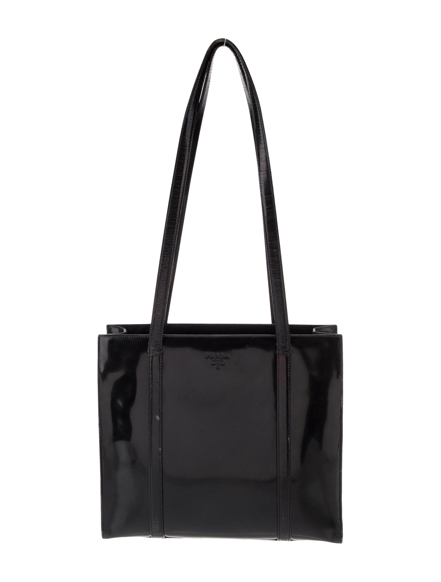 Prada Spazzolato Leather Tote Vintage