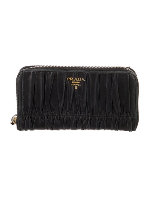 Prada Nappa Gaufre Leather Continental Wallet