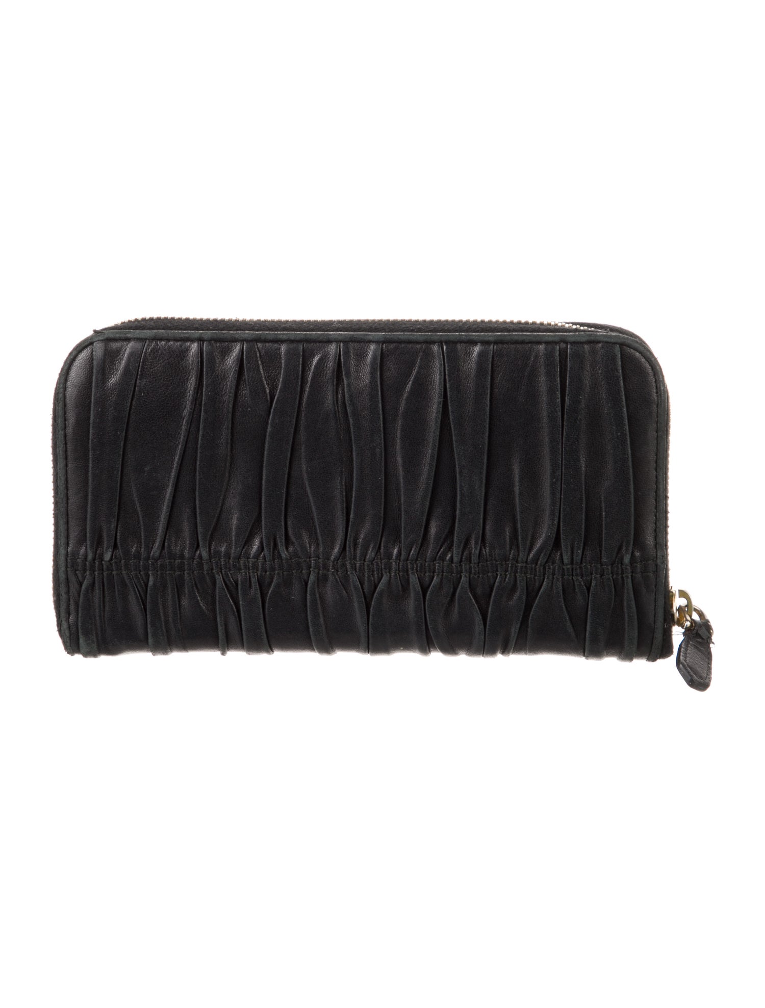 Prada Nappa Gaufre Leather Continental Wallet
