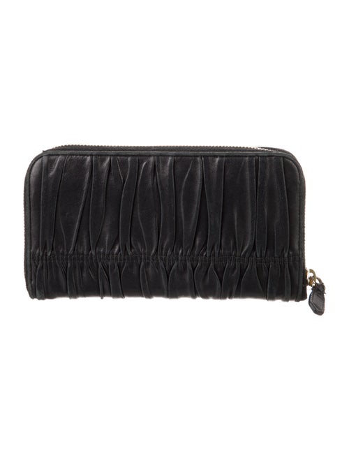 Prada Nappa Gaufre Leather Continental Wallet
