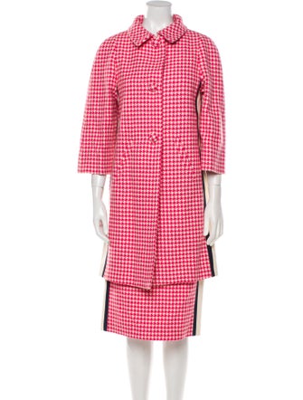 Prada 2017 Virgin Wool Skirt Set