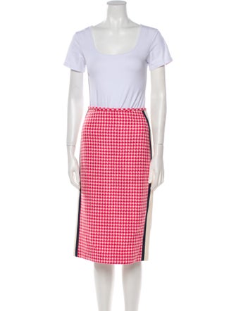 Prada 2017 Virgin Wool Skirt Set