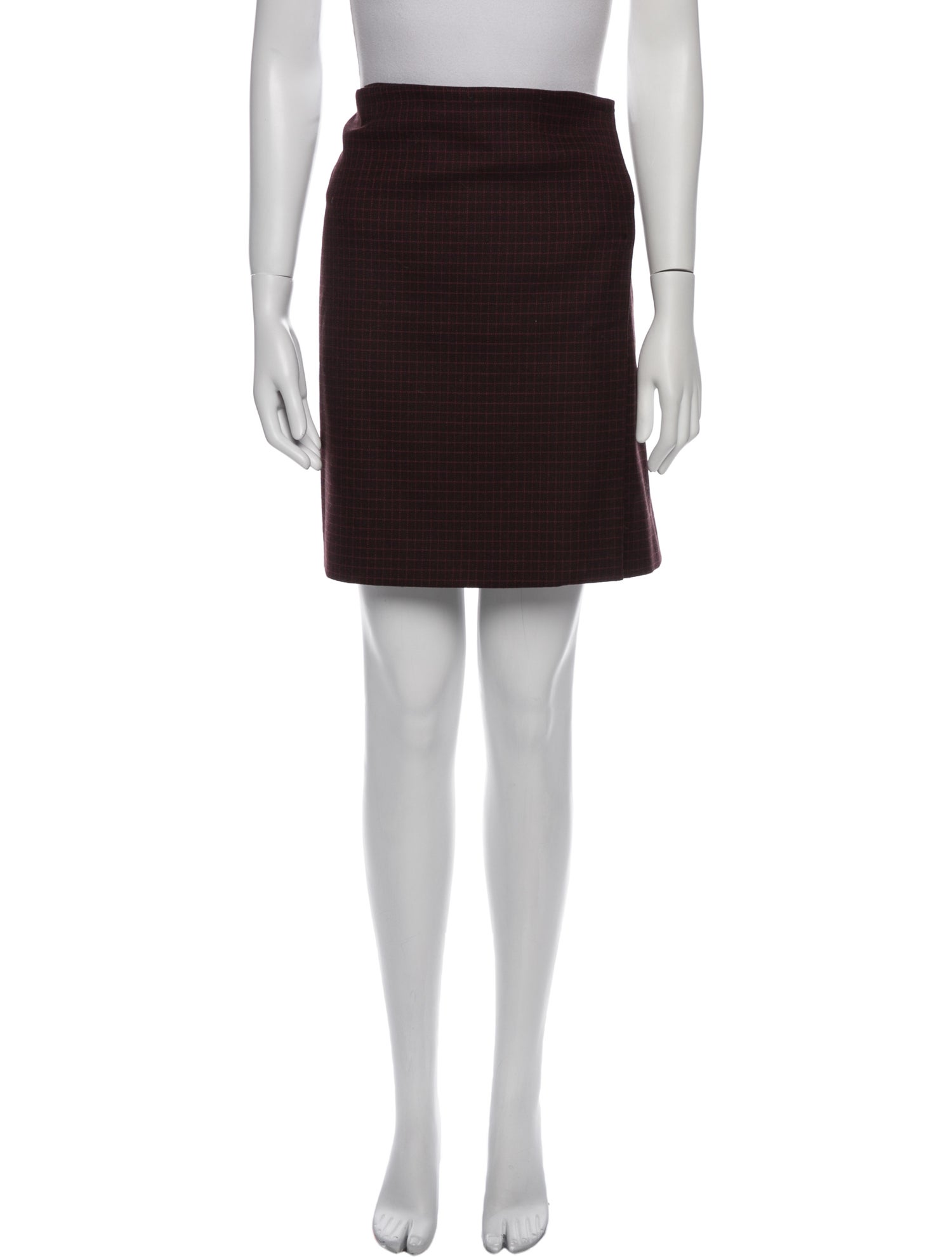 Prada Virgin Wool Knee-Length Skirt