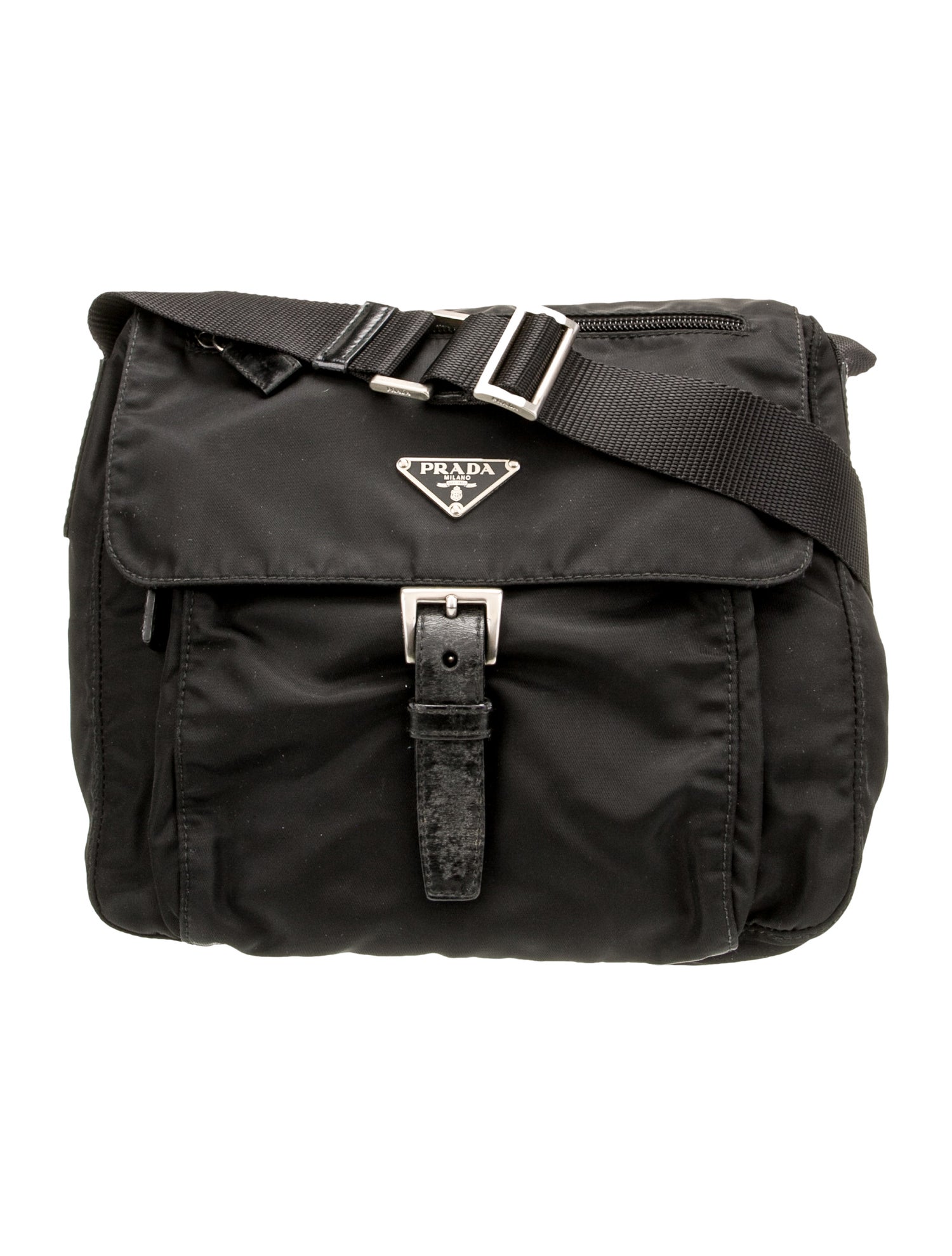 Prada Tessuto Nylon Messenger Bag