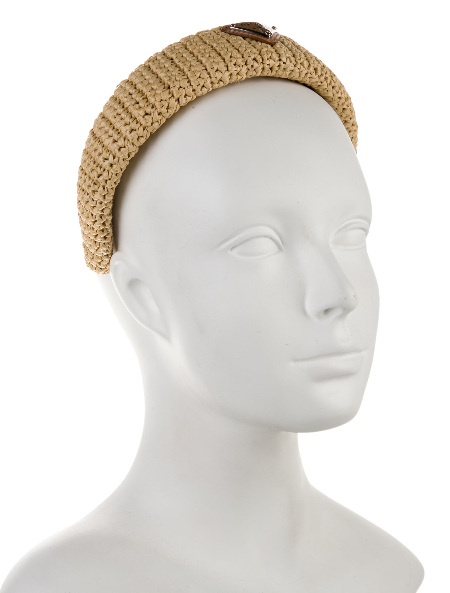 Prada raffia headband