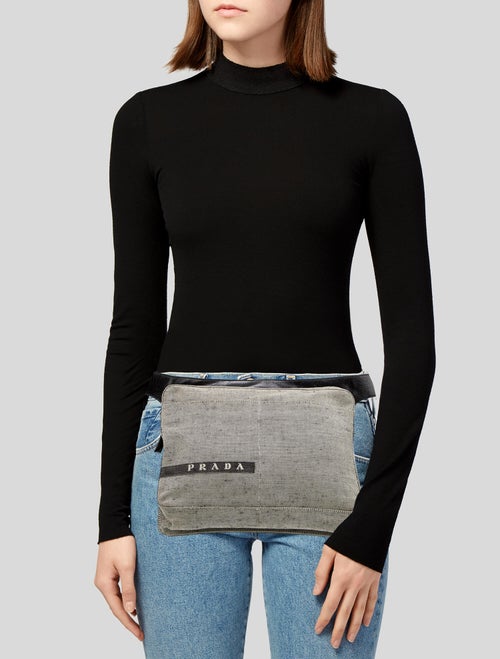 Prada Canvas Belt Bag