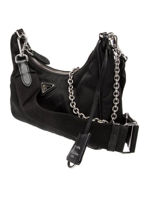 Prada Enameled Metal Triangle Re-Edition 2005