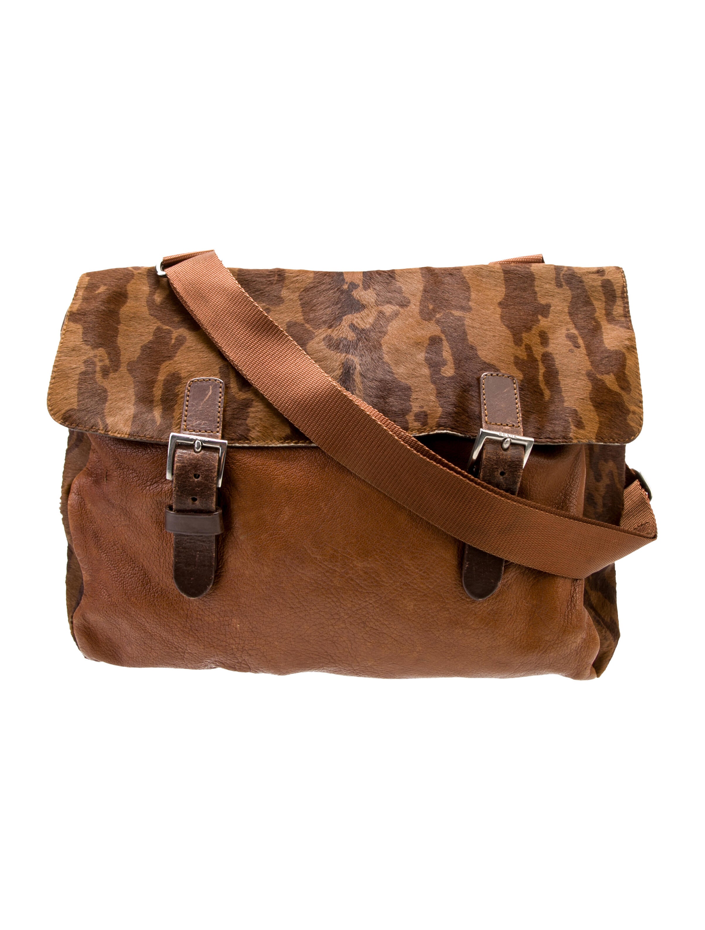 Prada Ponyhair Messenger Bag