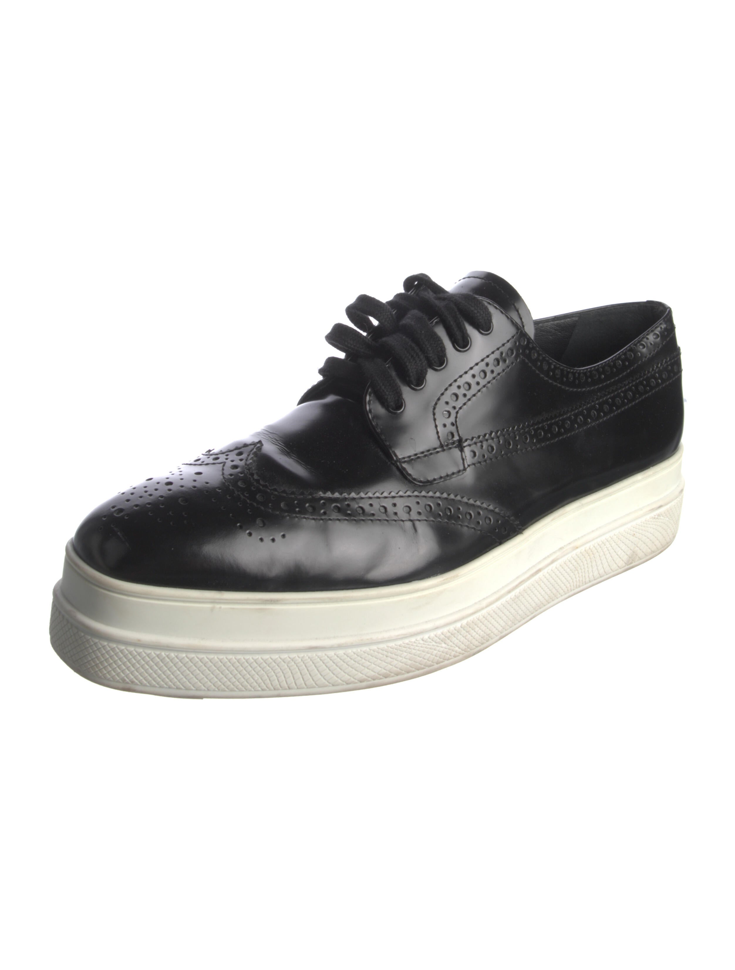 Prada Leather Oxfords