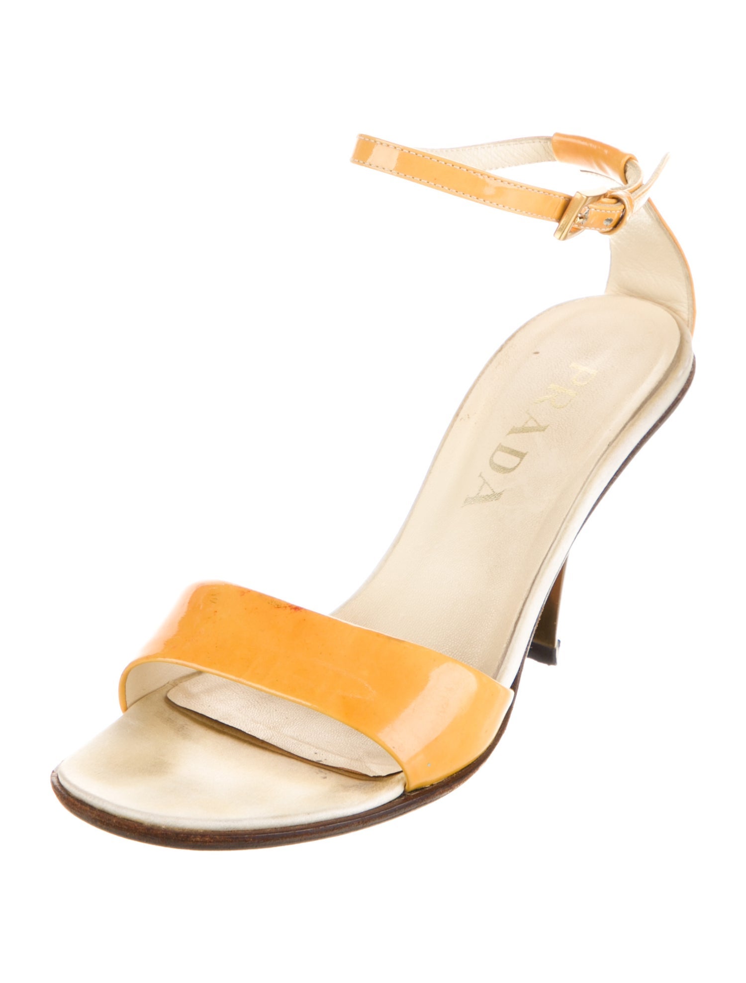 Prada Patent Leather Sandals