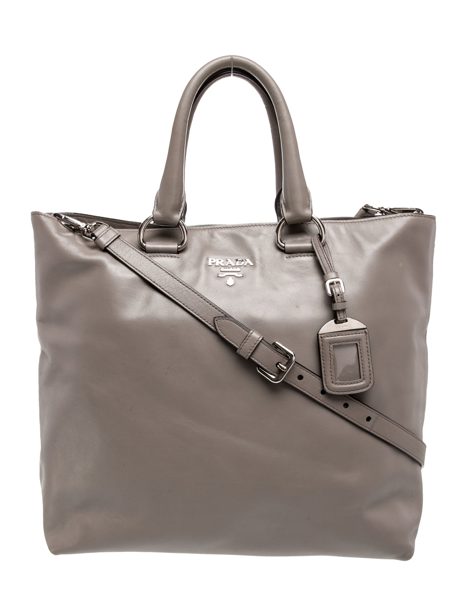 Prada Soft Calf Leather Bauletto