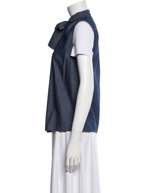 Prada 2014 Short Sleeve Button-Up Top