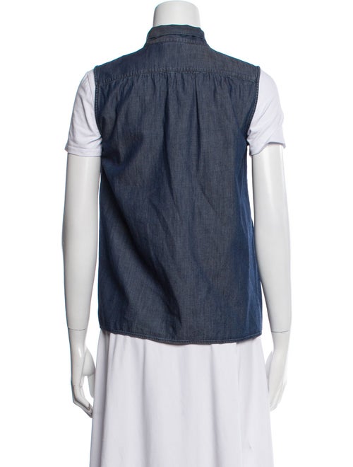 Prada 2014 Short Sleeve Button-Up Top