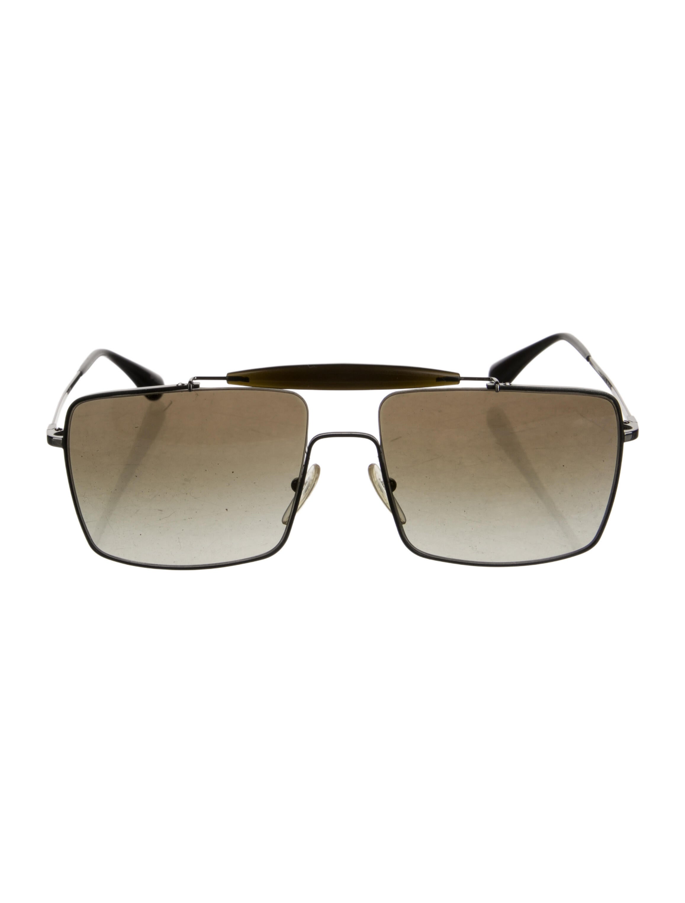 Prada Square Tinted Sunglasses