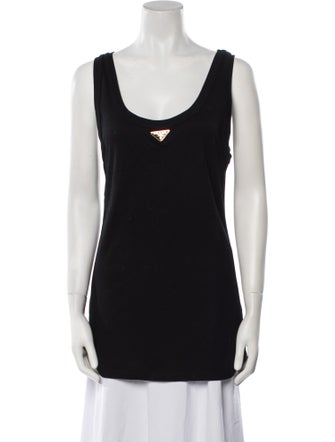 Prada 2022 Scoop Neck Top
