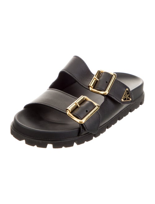 Prada Leather Slides