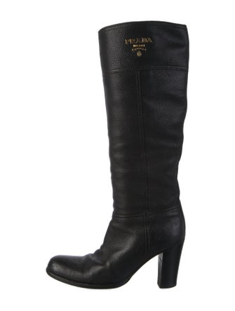 Prada Leather Riding Boots