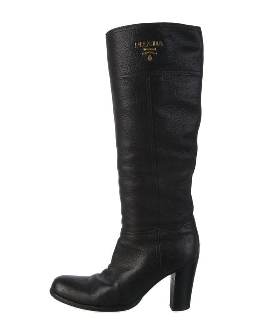 Prada Leather Riding Boots
