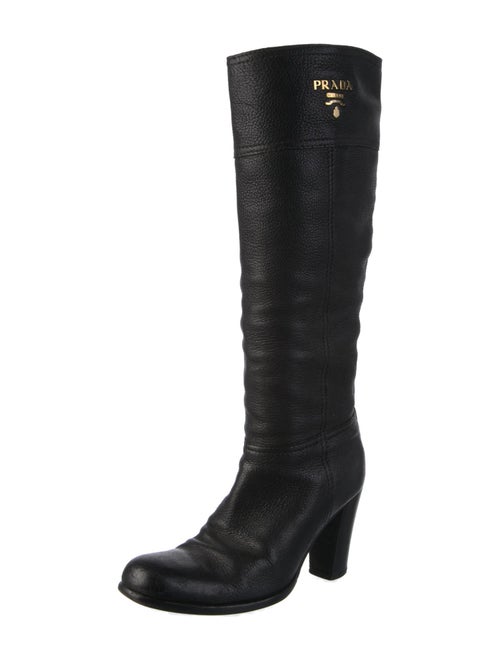 Prada Leather Riding Boots