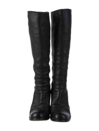 Prada Leather Riding Boots